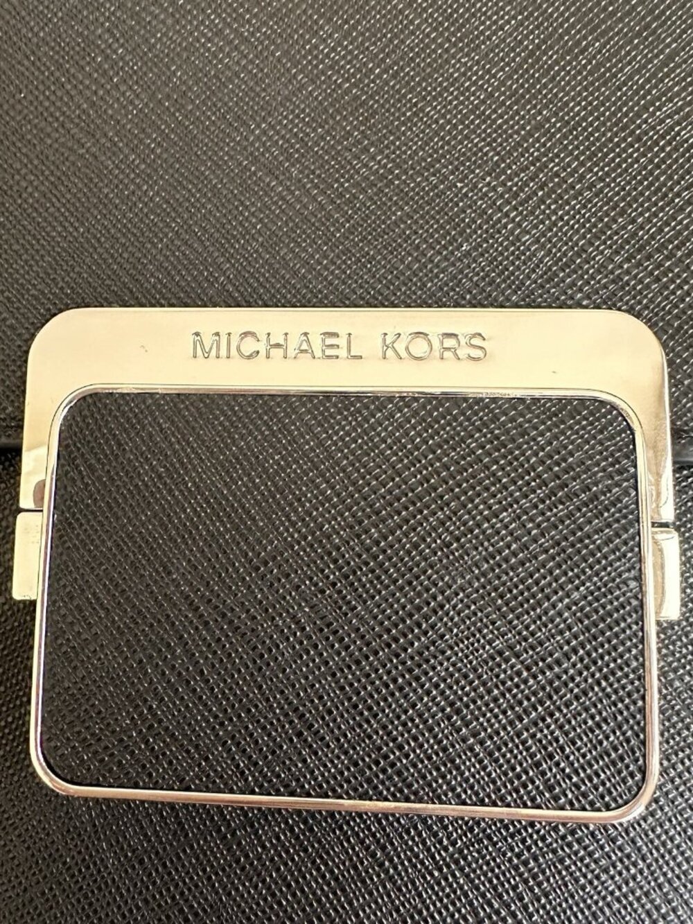 NWT Michael Kors Cynthia Shoulder Bag Black Flap Leather Extra Strap $248 Classi - Picture 4 of 10